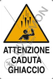 Cartello Attenzione Caduta Ghiaccio Pixlemon