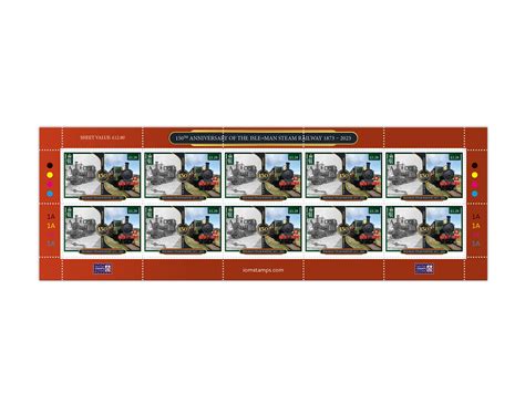 150th Anniversary of Isle of Man Steam Railway - Isle of Man Post Office