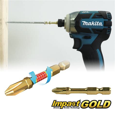 Puntas Impact Gold Para Atornilladores PH2