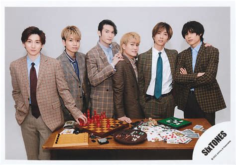 駿河屋 Sixtones集合6人横型・上半身sixtones 「ポートレートシリーズ」オリジナルフォト公式生写真（男性生写真）