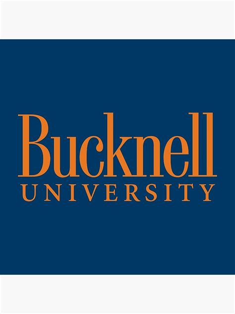 Bucknell University Logo Poster For Sale By Arthurisaach Redbubble