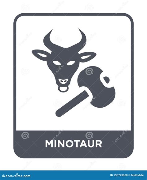 Minotaur On White Royalty Free Stock Photo Cartoondealer