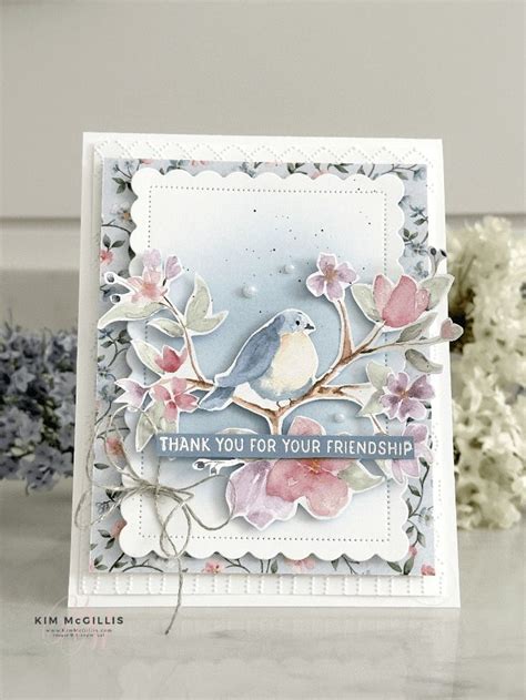 Flight Airy Stampin Up Card Kim McGillis In 2024 Floral Cards