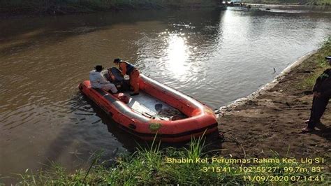 Tim Gabungan Melakukan Penyelaman Cari Bocah Tenggelam Di Sungai