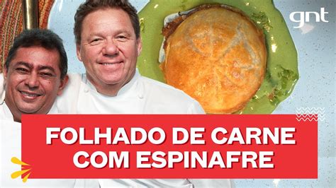 Folhado De Carne Molho De Espinafre Claude Troisgros E Batista