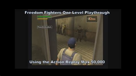 Freedom Fighters One Level Playthrough Using The Ps2 Action Replay Max