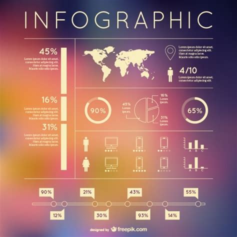 Vecteur Infographie éléments De Conception Gratuits Vecteur Gratuite