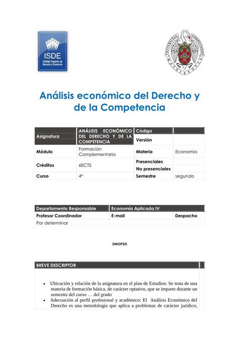 Pdf An Lisis Econ Mico Del Derecho Y De La Pdf Filean Lisis