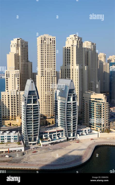 Dubai Marina Buildings, United Arab Emirates Stock Photo - Alamy