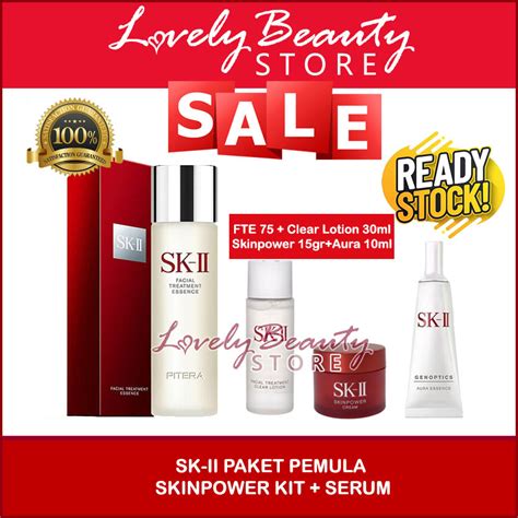 Promo Sk Ii Paket Skinpower Set Aura Essence Ml Paket Pemula