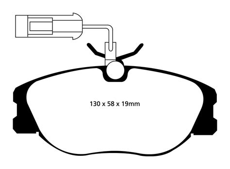 EBC B01 Kit de Freins Avant Revêtements Essuie Glace pour Lancia Delta