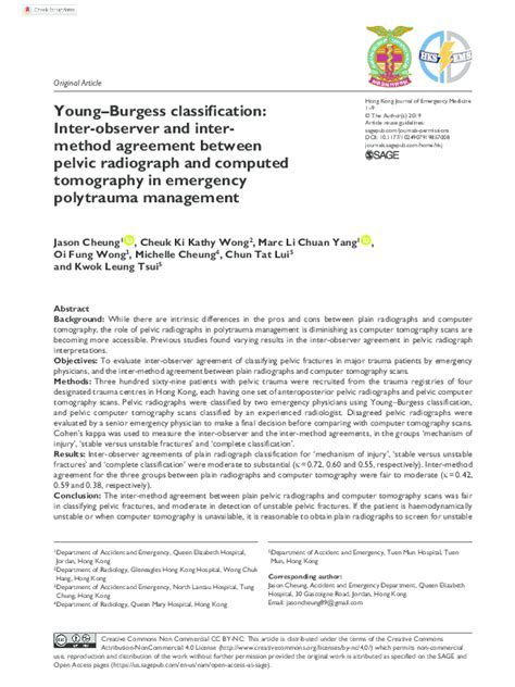 (PDF) Young-Burgess classification: Inter-observer and inter- method ...