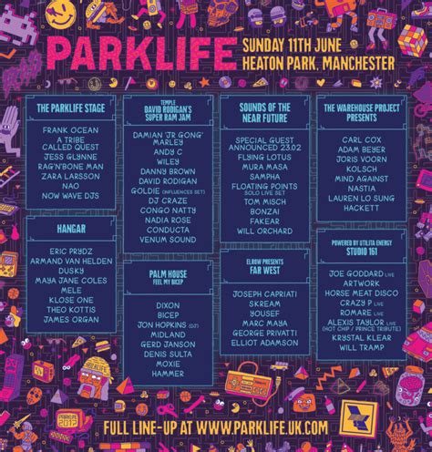 Parklife Line Up Multimediawest