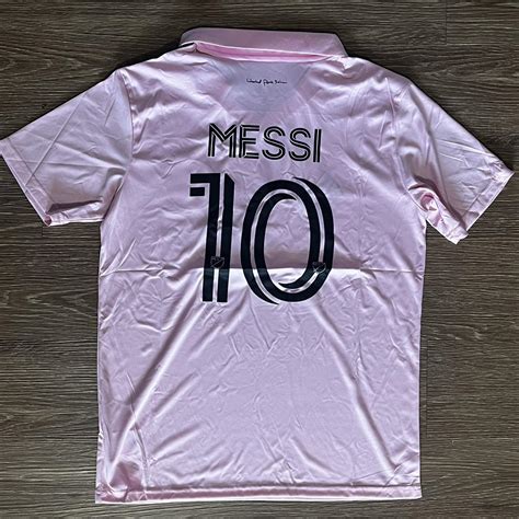 Lionel Messi Pink Inter Miami Home Jersey 2023... - Depop