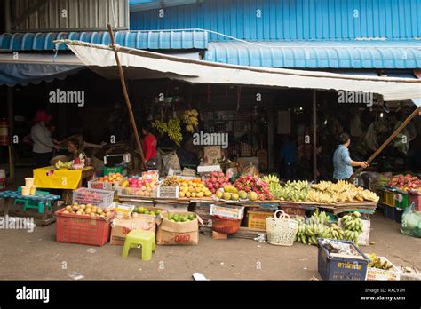 Market In Cambodia Stock Photo Alamy