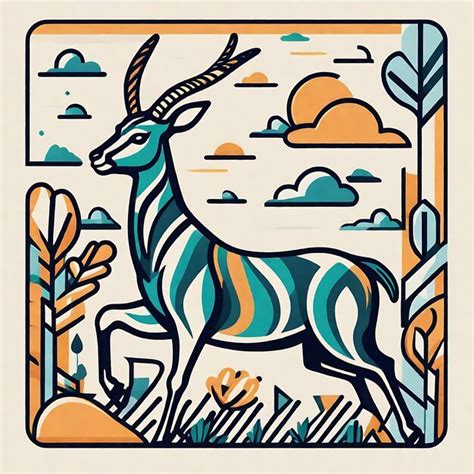 Premium Photo Antelope Running Wild