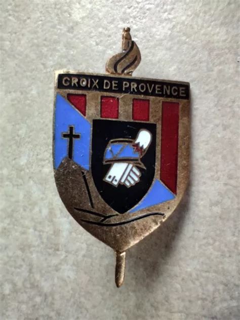 MÉDAILLE MILITAIRE INSIGNE 129 promotion ESM croix de provence 1942