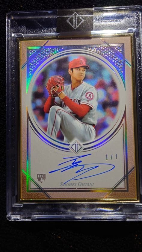 未使用に近い2018 TOPPS TRANSCENDENT SHOHEI OHTANI大谷翔平 1of11枚限定ルーキー