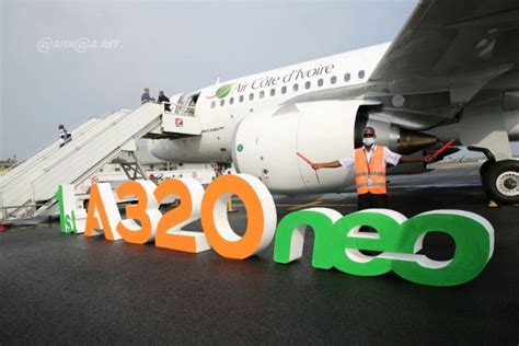 Transport aérien Air Côte dIvoire réceptionne un Airbus A320Neo neuf