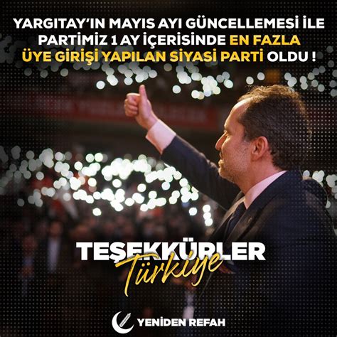 Yeniden Refah Partisi On Twitter Te Ekk Rler T Rk Ye Yarg Tay N