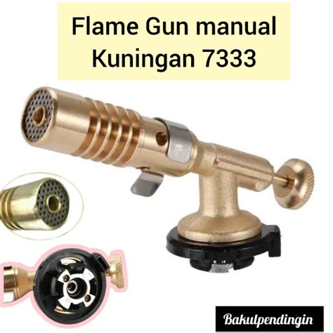 Jual Flame Gun Gas Torch Blow Torch Kepala Las Manual Kuningan 733