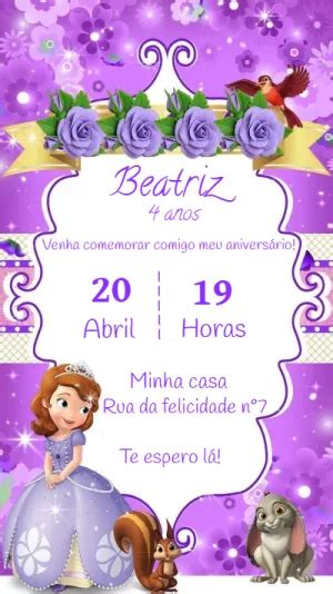 Disney Princess Sofia Birthday Invitation An Amazing Online Editor