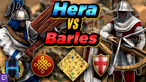 Chinese Vs Italians 1v1 Arabia Vs Barles AoE2 YouTube