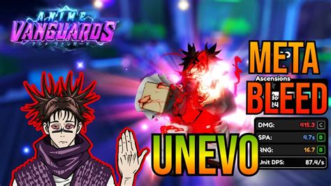 Showcase New Choso META Bleed UNIT Unevo YouTube