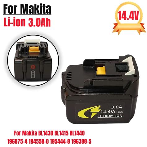 For Makita Mah V Rechargeable Li Ion Battery For Makita V