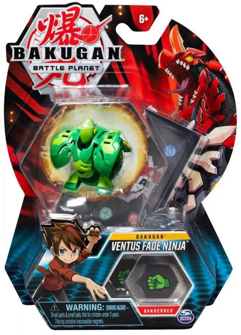 Bakugan Battle Planet Bakugan Single Figure Ventus Fade Ninja Toywiz