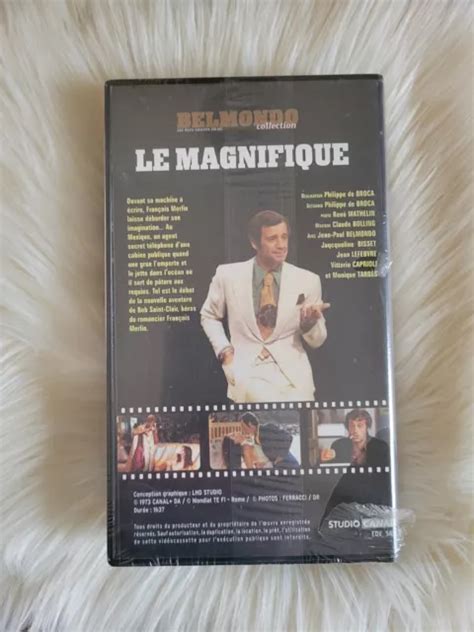 CASSETTE VIDEO VHS Cinema Belmondo N7 Le Magnifique Neuve Sous Blister