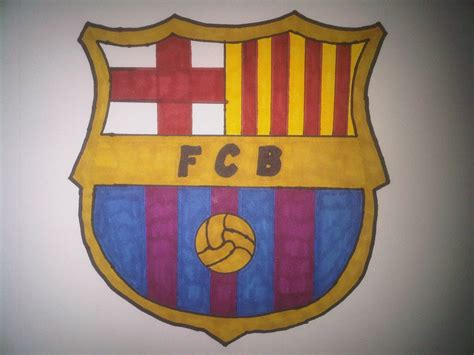 How to Draw the FC Barcelona logo Cómo Dibujar el logo del FC Barcelona