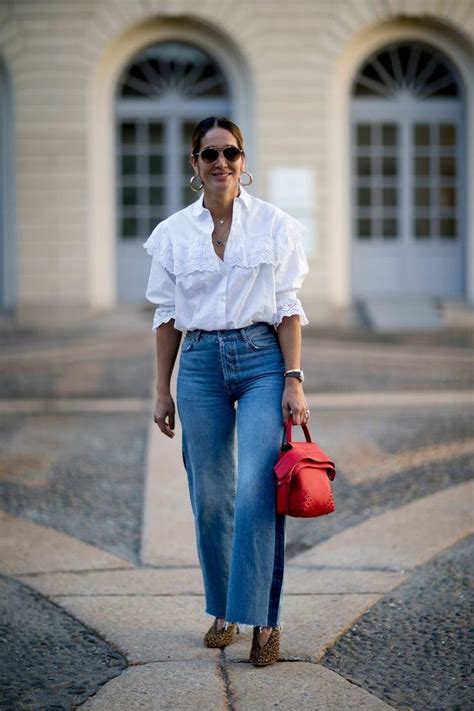 Jeans Blusa Blanca La Combinación Perfecta Effortless Chic Milan