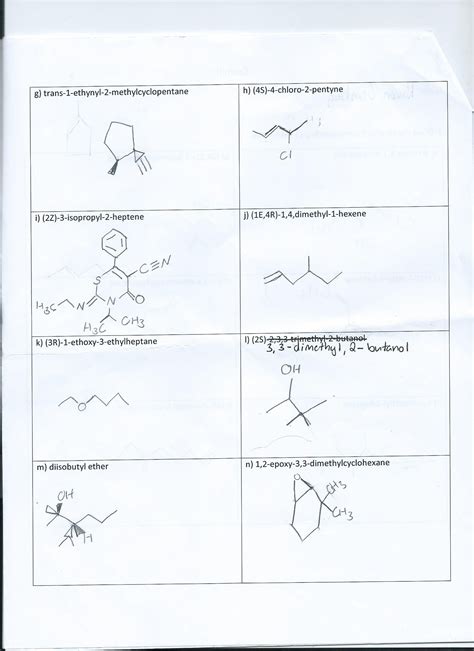 Solved Draw The Structure Corresponding To Each Name