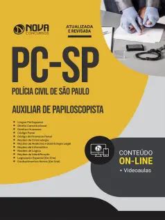 Apostila PC SP Em PDF Auxiliar De Papiloscopista