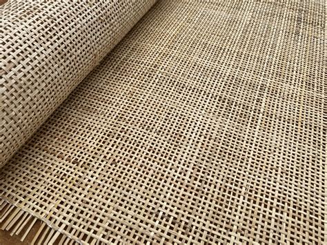 24 Wide Natural Radio Weave Cane Webbing Roll Full Etsy