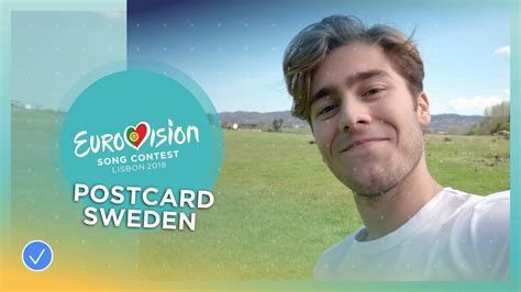 Postcard Of Benjamin Ingrosso From Sweden Eurovision 2018 Youtube