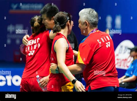 Chinese Badminton Players Chen Qingchen Jia Yifan Defeat South Korean