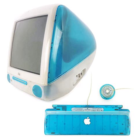 Apple Imac G3 Blueberry M5521 350mhz 6gb Hd 64mb Ram 1999 Vtg Working