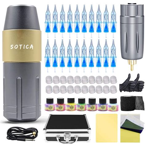 Amazon Sotica Complete Tattoo Machine Pen Kit Rotary Tattoo