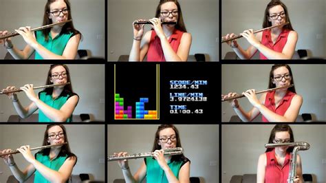 Tetris Theme For Flutes Korobeiniki Youtube