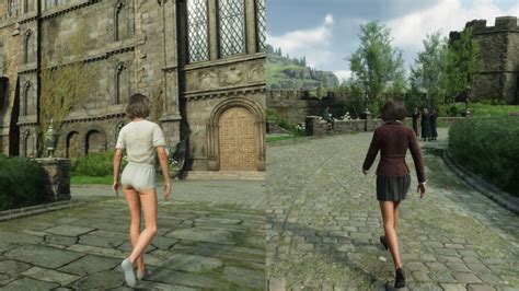 Hogwarts Legacy "Симпатичные шорты и короткая юбка с физикой" - Mods ...