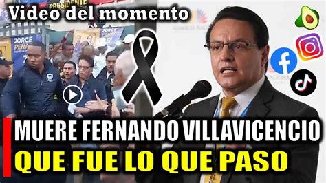 Fernando Villavicencio DE QUE MURIO LA VERDAD Del FALLECIMIENTO De