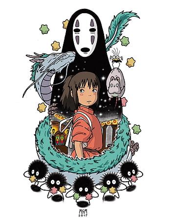 Tried Drawing These Spirited Away Characters R Illustration Atelier