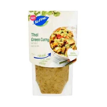 SoFine Thai Green Curry Met Tofu 400g Product En Prijs Van SoFine Thai