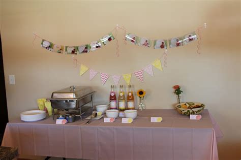 Rhubarb And Linen Ninas Pink And Yellow First Birthday Party