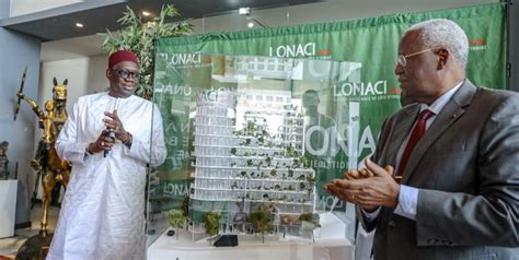 Côte d Ivoire La LONACI présente la maquette de son futur siège