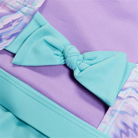 Speedo Girls Swimsuit Two Piece Bikini Set Seaside Marble Speedo Swimwear Sale