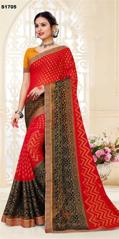 Jyoti Vol Chiffon Saree Catalog The Ethnic World