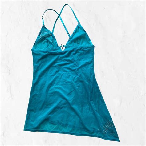 Blue Lingerie Top Tracked Shipping Sheer Depop